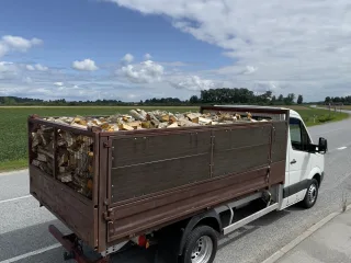 Skaldīta alkšņa malka