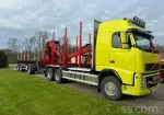 Kokvedējs Volvo FH460 ar Jyki V31 piekabi